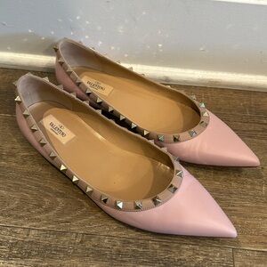 Valentino Garavani Rockstuds Flats - size 42 still in box